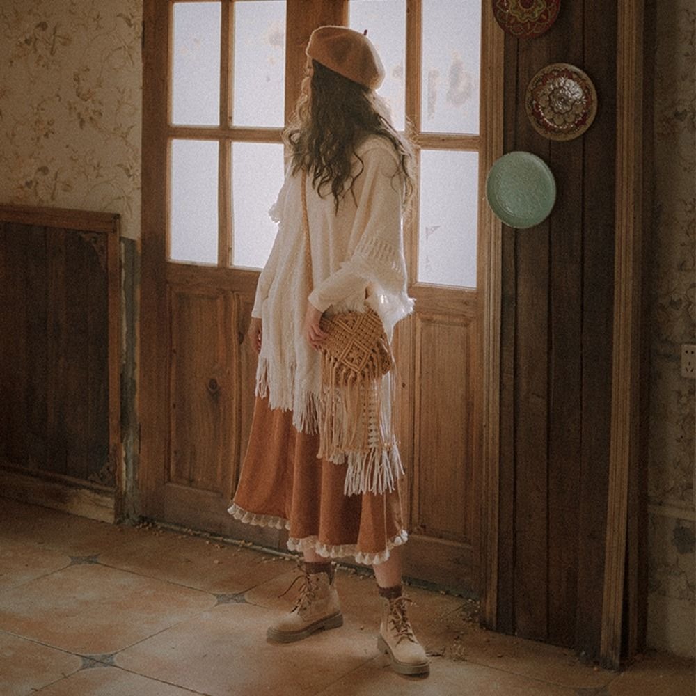 Woven Straw Bag - Torba ze słomy w etnicznym stylu,