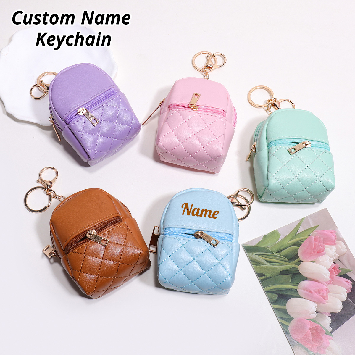 Mini Purse Chain - Mini Portmonetka z Imieniem na Zamówienie,