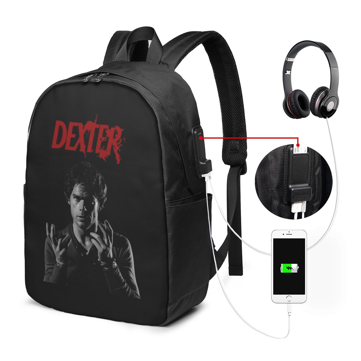 Women'S Bags Travel - Plecak Filmowy Dexter Morgan Torba Podróżna