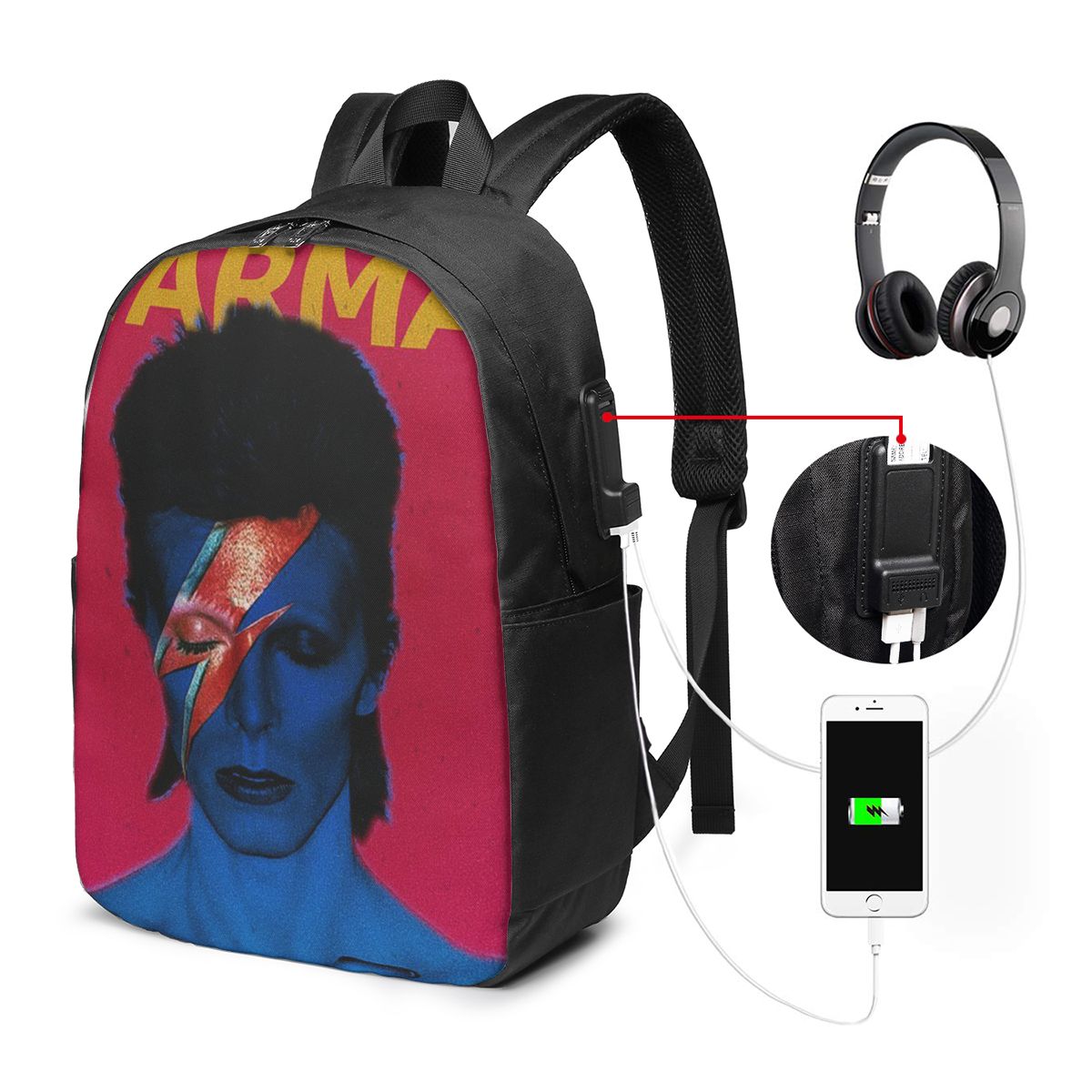 Women'S Bags Travel - Plecak Davids Bowied, torba podróżna na