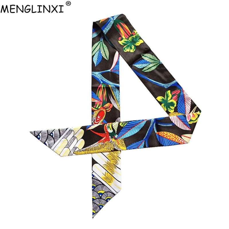 Women Bags Luxury Brands - Luksusowa marka Hummingbird drukuj Skinny Silk