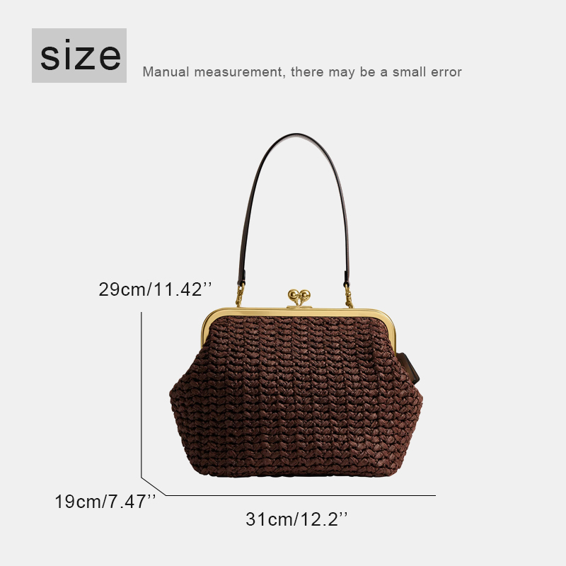Ręcznie Plecione Torby Plażowe – Woven Straw Bag recenzja i cena
