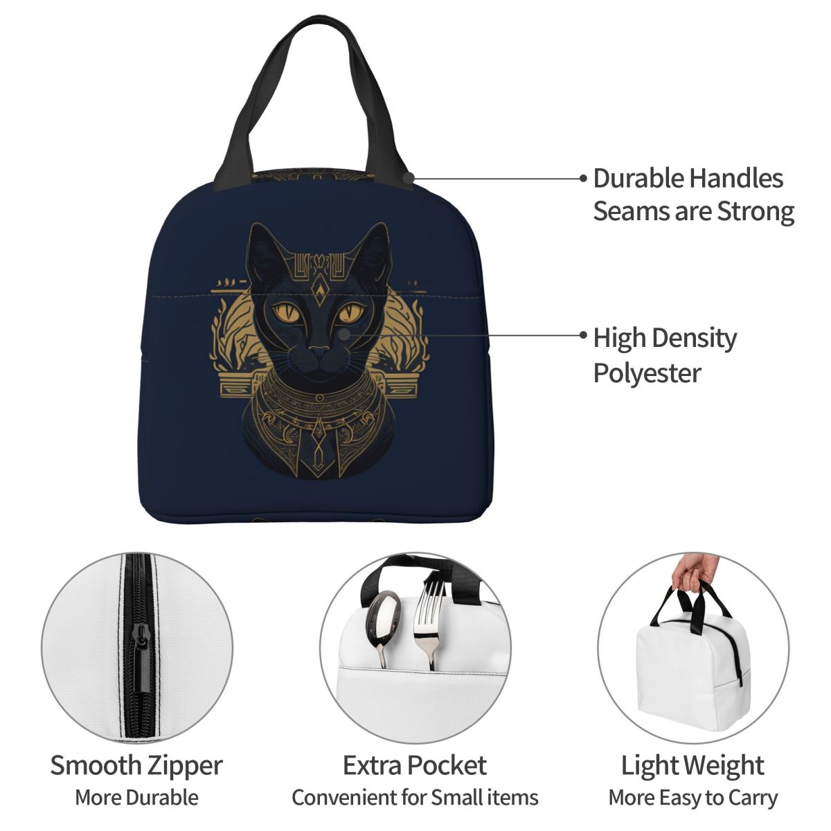 Egipt Czarny Uroczy Zabawny Ko – Women Bags In Egypt recenzja i cena