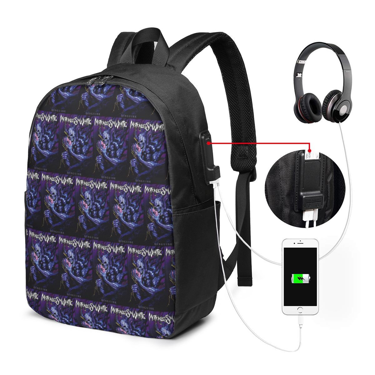Plecak Motionless In White, to – Women'S Bags Travel recenzja i cena