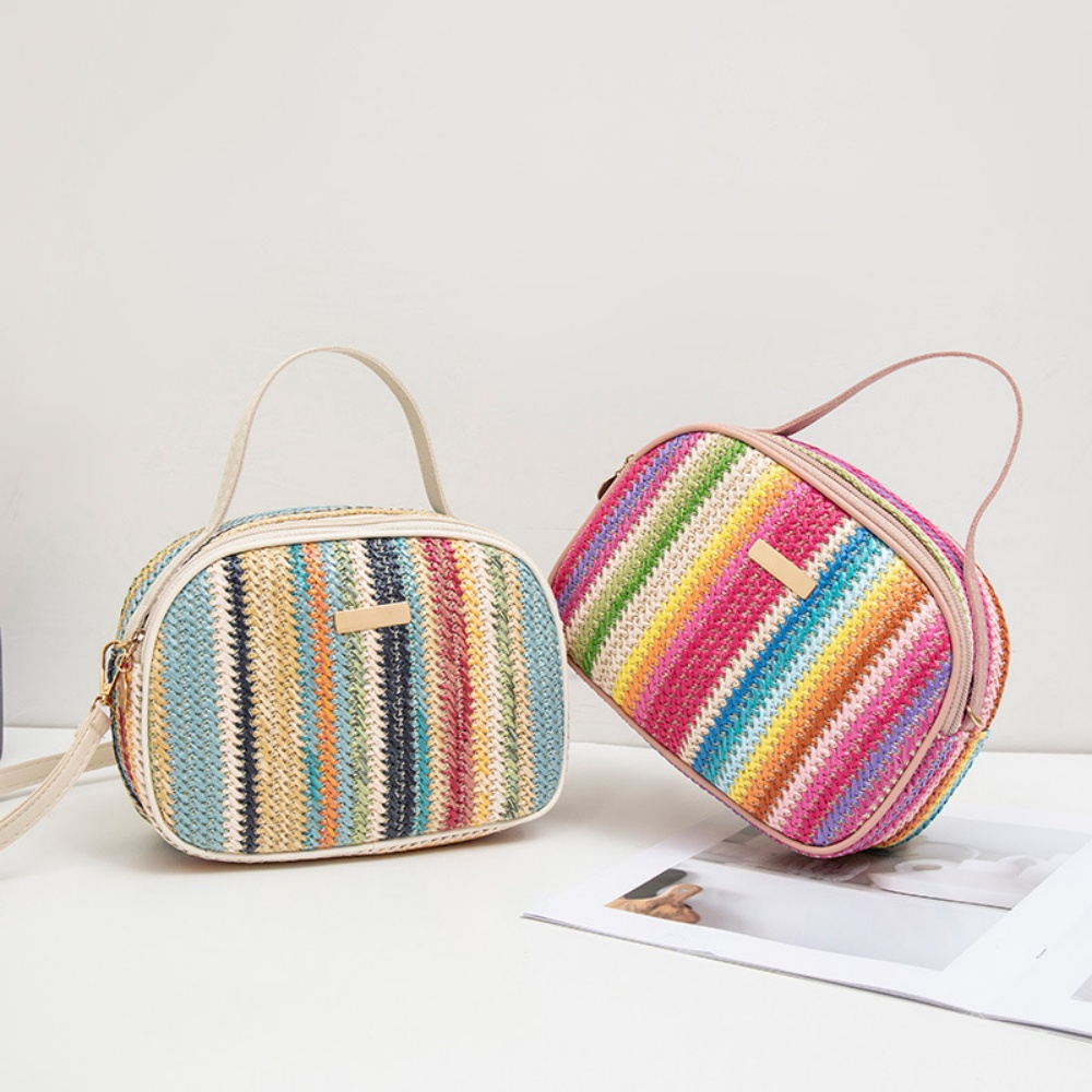 Rattan Knitting Women Straw Ba – Mini Purse Chain recenzja i cena