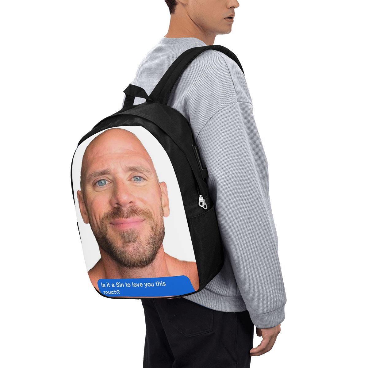 Plecak Johnny Sins z motywem f – Women'S Bags Travel recenzja i cena