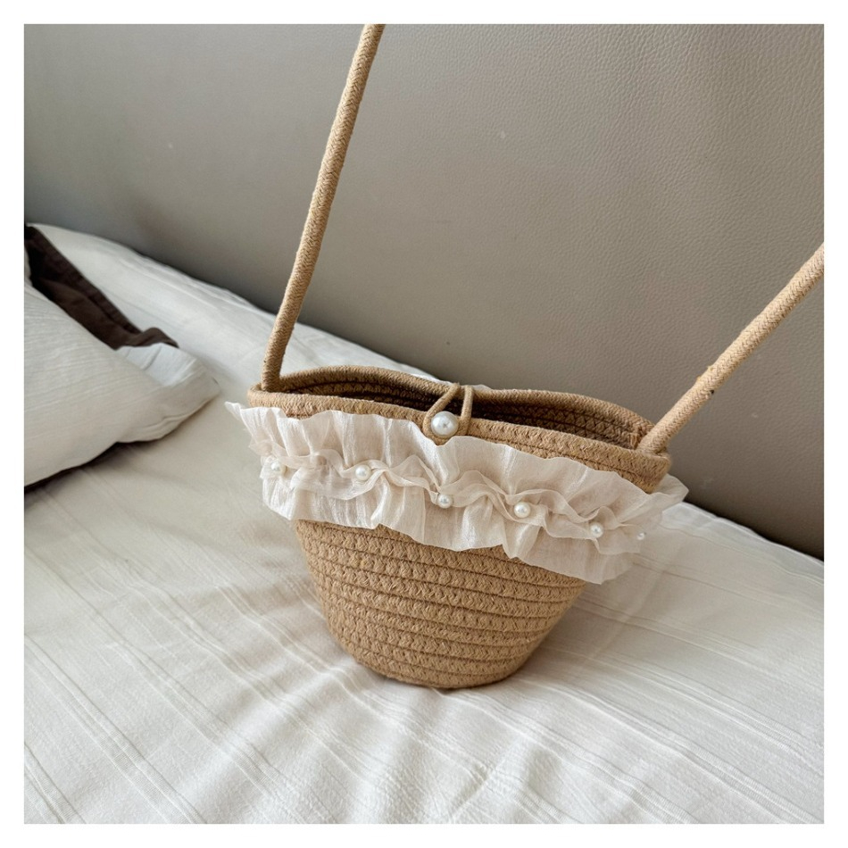 Letni zestaw dla dzieci: słomk – Woven Straw Bag recenzja i cena