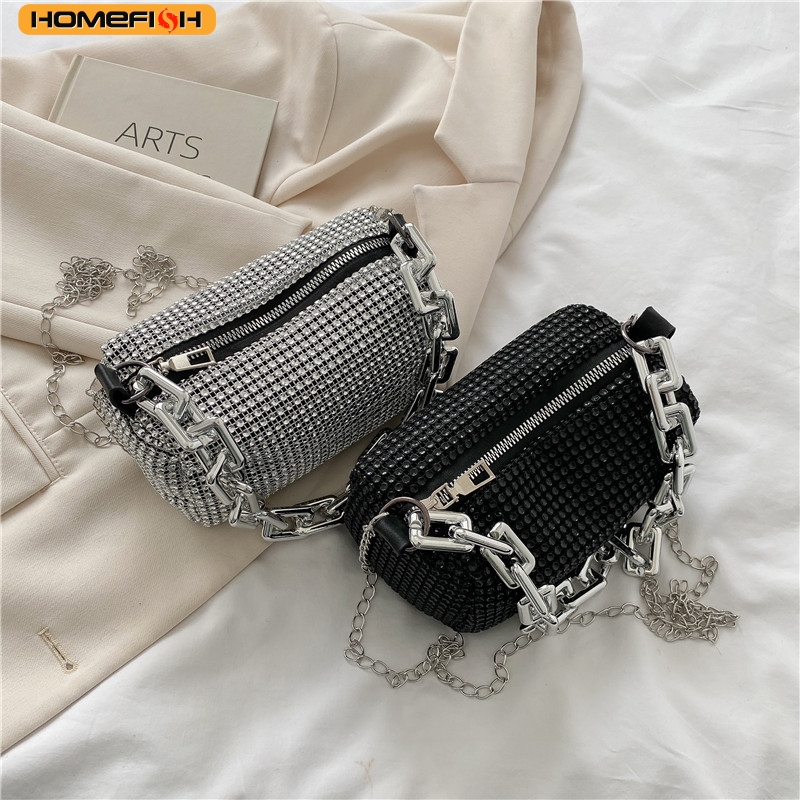 HOMEFISH Błyszcząca Torebka Wi – Mini Purse Chain recenzja i cena