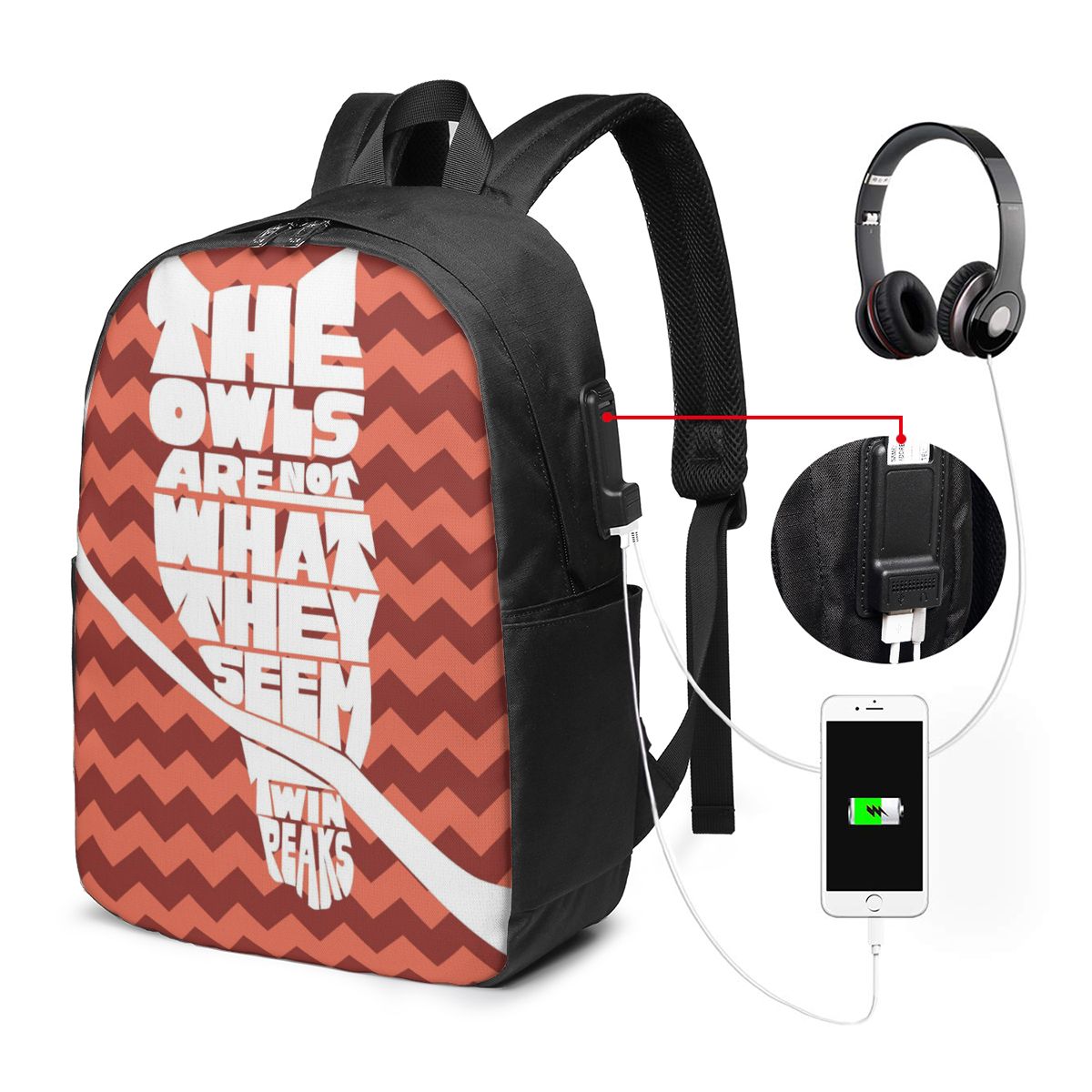 Plecak Twin Peaks Czerwony Pok – Women'S Bags Travel recenzja i cena